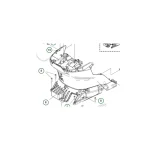 Cover Originale Husqvarna per Trattorino TC114 - TS112 - TC112 - TS114 - Cod. 531148197