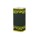 Tanica Latta Olio 5 Litri Banda Stagnata Ambrosio con Tappo Versatore T5O
